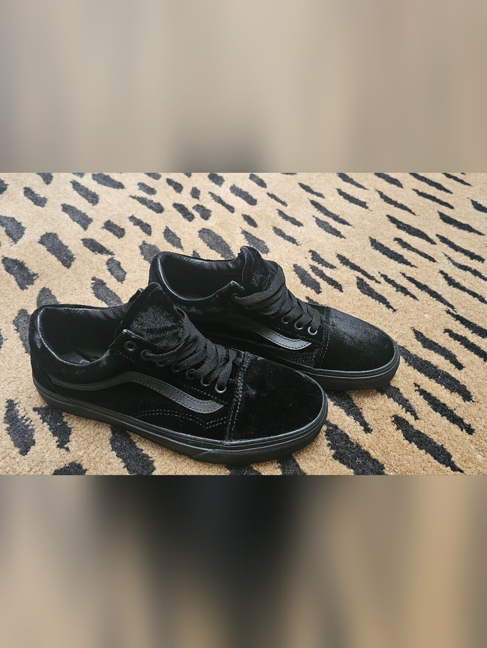 Black Velvet Vans